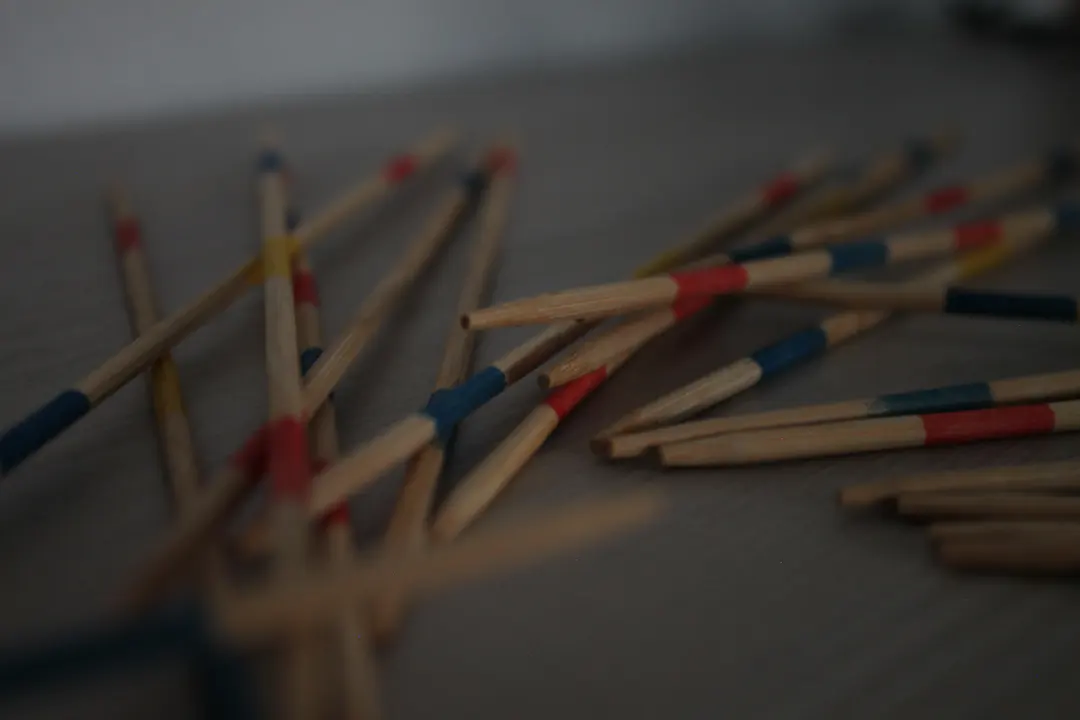 Mikado Stäbchen aus Holz